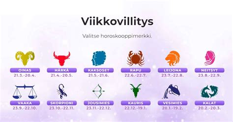 astro horoskooppi hrk|Viikkovillitys